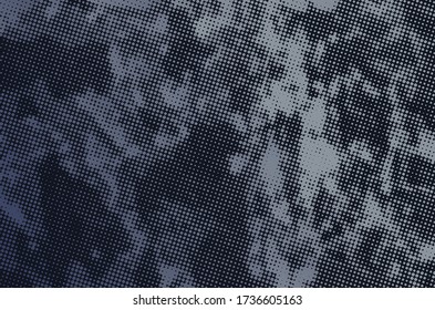 Grunge Halftone Dots Background. Offset Printing Texture. 