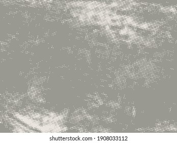 Grunge halftone dots background. Offset Printing Texture. 