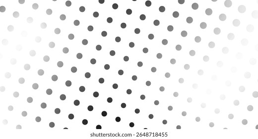 Grunge halftone dots gradient background. White and black sand wallpaper. simple modern doted art illustrations