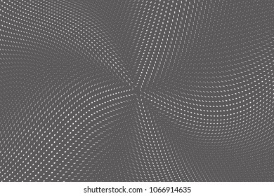 Grunge halftone dots pattern texture background. Black pixels. Modern dotted vector illustration. Abstract wavy lines. Points backdrop. Grungy spotted pattern. Wide template for web design