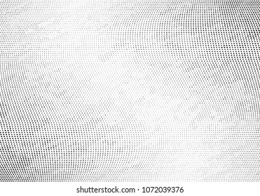 Grunge halftone dots pattern texture background. Abstract curves. Points backdrop. Wavy dotted spotted 
pattern. Modern abstract dotted template vector illustration for design, covers, web  banners