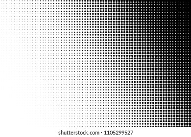 Grunge halftone dots pattern texture background. Abstract curves. Points backdrop. Wavy dotted spotted 
pattern. Modern abstract dotted vector illustration for design, covers, web  banners