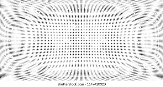 Grunge halftone dots pattern texture background. Pixels ornament. Modern dotted vector illustration. Abstract wavy lines. Points backdrop. Grungy spotted patter