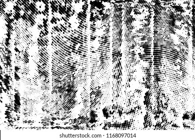 Grunge halftone dots pattern texture background. Modern dotted vector illustration. Abstract curves. Grungy frame. Geometric spotted pattern. Monochrome template for web design,  web sites, banners