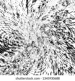 Grunge halftone dots pattern texture background. Dotted black and white  vector illustration. Abstract curves. Monochrome  backdrop for web design, covers, web sites, banners