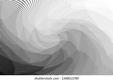 Grunge halftone dots pattern texture background. Low poly design. Modern dotted vector illustration. Abstract wavy lines. Triangular polygon backdrop