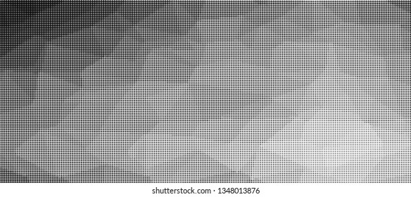 Grunge halftone dots pattern texture background. Low poly design. Modern dotted panoramic vector illustration. Abstract wavy lines. Triangular polygon backdrop