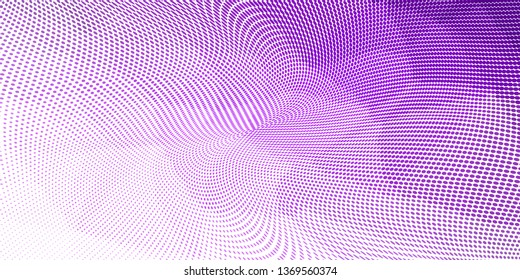 Grunge halftone dots pattern texture background. Low poly design. Modern gradient monochrome dotted  vector illustration. Abstract wavy lines. Triangular polygon backdrop