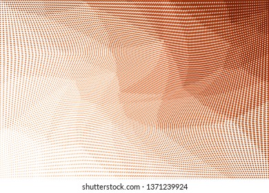 Grunge halftone dots pattern texture background. Low poly design. Modern gradient monochrome dotted  vector illustration. Abstract wavy lines. Triangular polygon backdrop