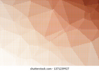 Grunge halftone dots pattern texture background. Low poly design. Modern gradient monochrome dotted  vector illustration. Abstract wavy lines. Triangular polygon backdrop