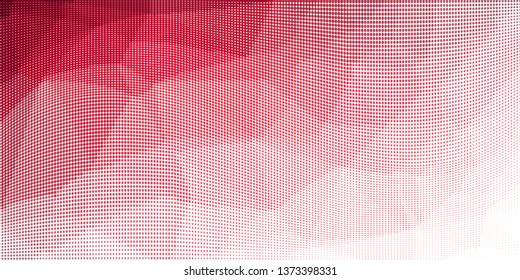 Grunge halftone dots pattern texture background. Low poly design. Modern gradient monochrome dotted  vector illustration. Abstract wavy lines. Triangular polygon backdrop