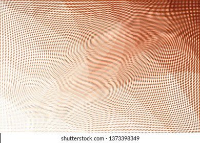 Grunge halftone dots pattern texture background. Low poly design. Modern gradient monochrome dotted  vector illustration. Abstract wavy lines. Triangular polygon backdrop