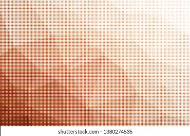 Grunge halftone dots pattern texture background. Low poly design. Modern gradient monochrome dotted vector illustration. Abstract wavy lines. Triangular polygon backdrop