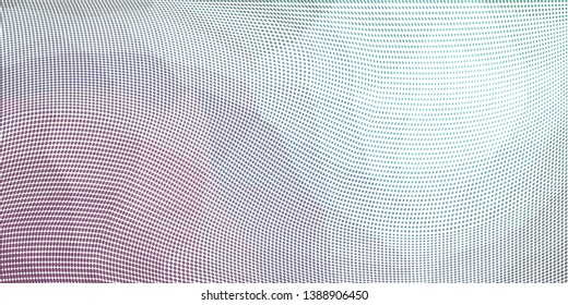 Grunge halftone dots pattern texture background. Low poly design. Modern gradient monochrome dotted panoramic vector illustration. Abstract wavy lines. Triangular polygon backdrop
