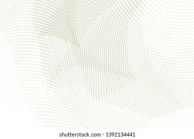Grunge halftone dots pattern texture background. Low poly design. Modern dotted vector illustration. Abstract wavy lines. Triangular polygon backdrop