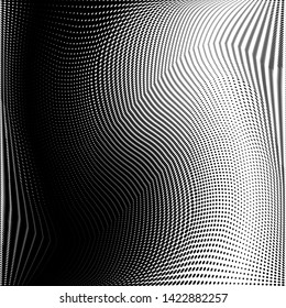 Grunge halftone dots pattern texture 
background. Modern dotted  illustration. Abstract curves. Points backdrop. Grungy spotted pattern. Monochrome template for web design, covers, web sites, banners
