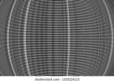 Grunge halftone dots striped pattern, Black pixels. Modern dotted vector illustration. Abstract wavy lines. Points backdrop. Grungy spotted pattern