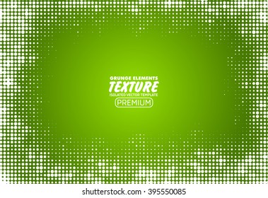 Grunge halftone dots texture background - abstract isolated stock vector design template