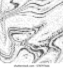 Grunge halftone dots texture background. Spotted vector Abstract Texture