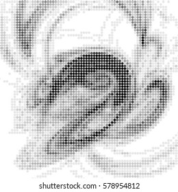 Grunge halftone dots texture background. Spotted vector Abstract Texture