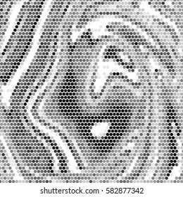 Grunge halftone dots texture background. Spotted vector Abstract Texture