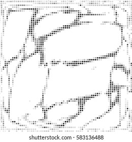 Grunge halftone dots texture background. Spotted vector Abstract Texture