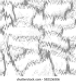 Grunge halftone dots texture background. Spotted vector Abstract Texture