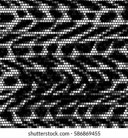 Grunge halftone dots texture background. Spotted vector Abstract Texture