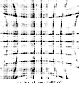 Grunge halftone dots texture background. Spotted vector Abstract Texture