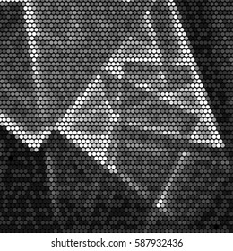 Grunge halftone dots texture background. Spotted vector Abstract cubism Texture