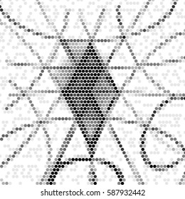 Grunge halftone dots texture background. Spotted vector Abstract Texture