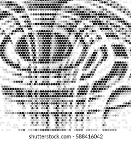 Grunge halftone dots texture background. Spotted vector Abstract Texture
