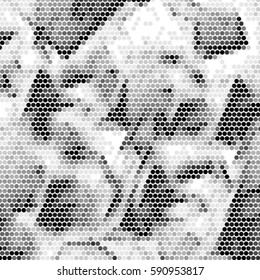 Grunge halftone dots texture background. Spotted vector Abstract Texture