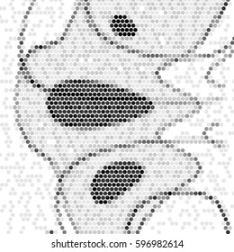 Grunge halftone dots texture background. Spotted vector Abstract Texture