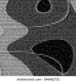 Grunge halftone dots texture background. Spotted vector Abstract Texture