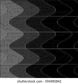 Grunge halftone dots texture background. Spotted vector Abstract wave Texture