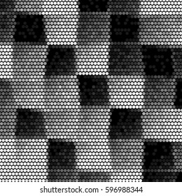 Grunge fondo de textura de punto medio. Textura con control abstracto vectorial en punto