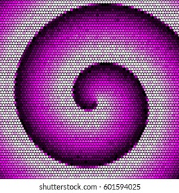 Grunge halftone dots texture background. Spotted vector Abstract purple colorful Texture