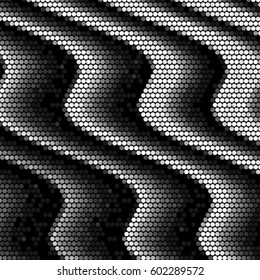 Grunge halftone dots texture background. Spotted vector Abstract wave Texture