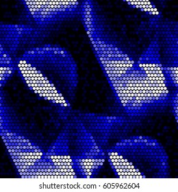 Grunge halftone dots texture background. Spotted vector Abstract blue colorful Texture