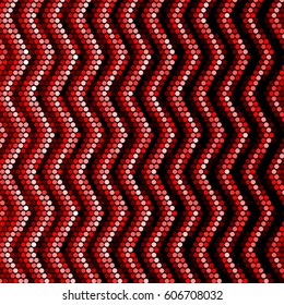 Grunge halftone dots texture background. Spotted vector Abstract red wave colorful Texture