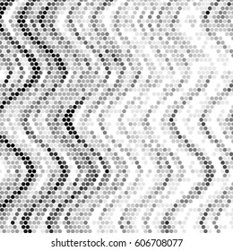 Grunge halftone dots texture background. Spotted vector Abstract wave Texture