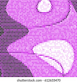 Grunge halftone dots texture background. Spotted vector Abstract colorful Texture