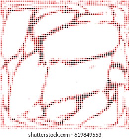 Grunge halftone dots texture background. Spotted vector Abstract colorful Texture
