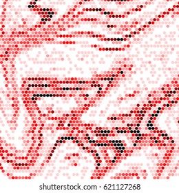 Grunge halftone dots texture background. Spotted vector Abstract colorful Texture