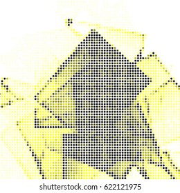 Grunge halftone dots texture background. Spotted vector Abstract colorful Texture