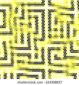 Grunge halftone dots texture background. Spotted vector Abstract colorful Texture