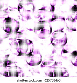 Grunge halftone dots texture background. Spotted vector Abstract colorful Texture