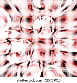 Grunge halftone dots texture background. Spotted vector Abstract colorful Texture