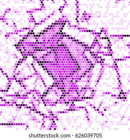 Grunge halftone dots texture background. Spotted vector Abstract colorful Texture